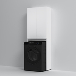 Шкаф над стиральной машиной с дверями, узкий, 65 см, белый AM.PM X-Joy M85CSX0652WG1