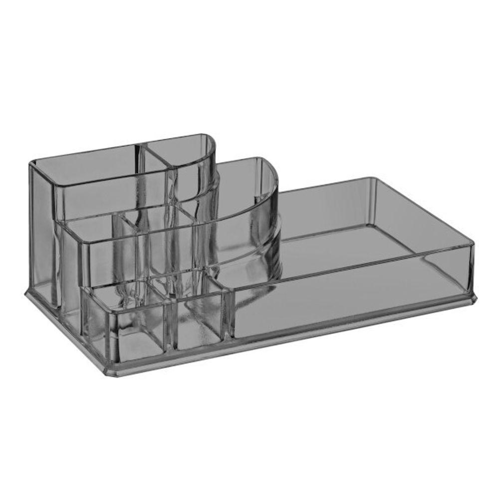 Органайзер для косметики 8 отделений, 175x95х60мм (бесцветный)