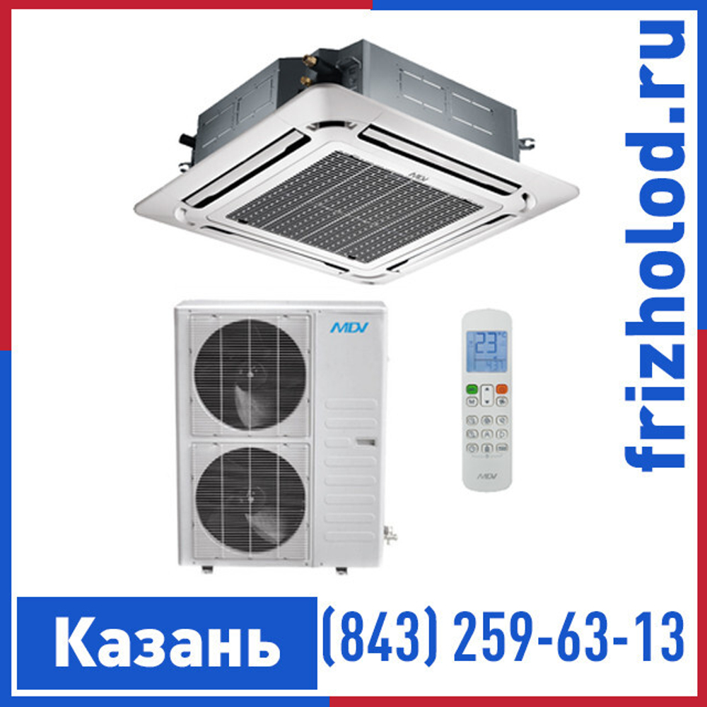 Кассетный кондиционер MDV MDCD-48HRN1 indoor/ MDOU-48HN1-L outdoor