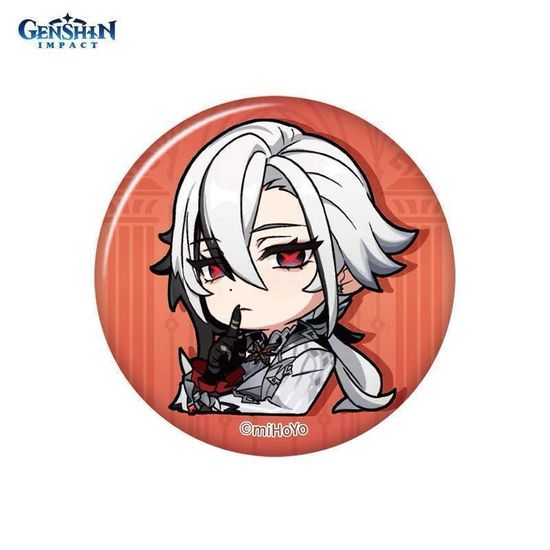 Значок Genshin Impact Q Version Fatui Арлекино Arlecchino 6942421107651