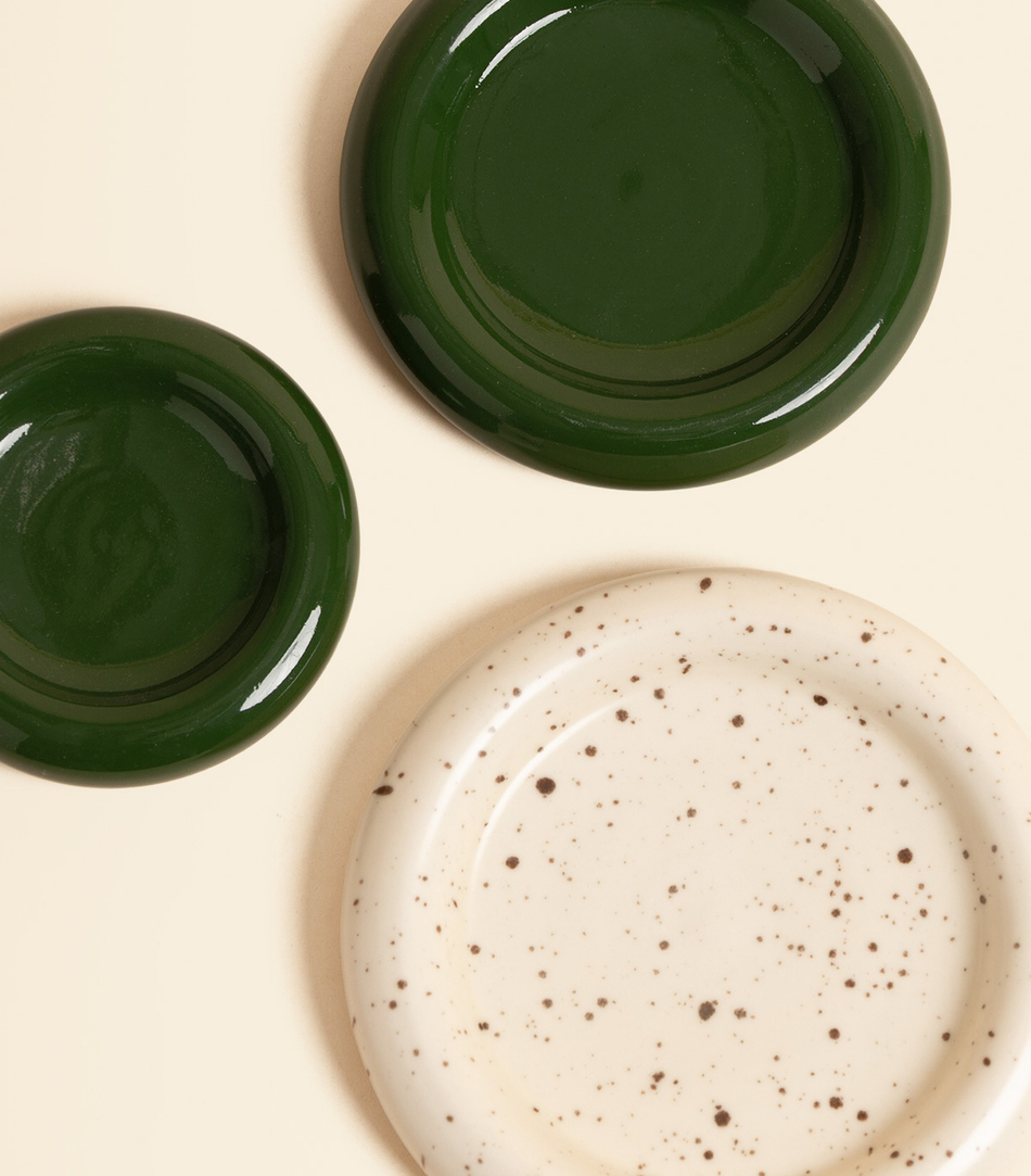 Тарелочка — средняя, зеленая | Пекарня