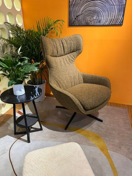 Крутящееся кресло Gamma, коричневое букле