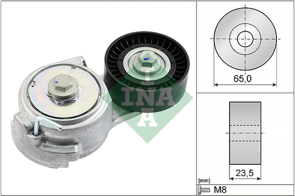 INA - 534006910-INA - Belt Tensioner, V-ribbed belt