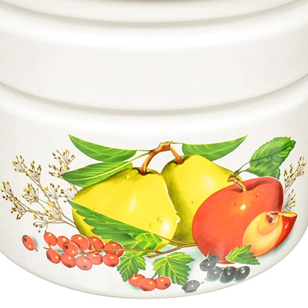 Кастрюля сталь, эмал, 10 л, с крыш, Керчь, 41804-222/6, в асс