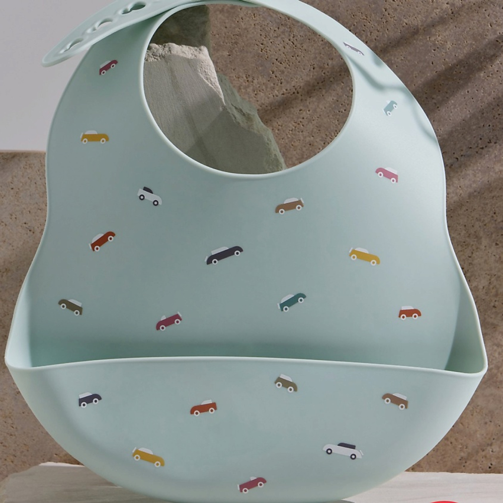Силиконовый нагрудник для кормления от Happy Baby