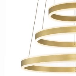 Citilux Дуэт CL719652 LED Люстра подвесная с пультом Золото