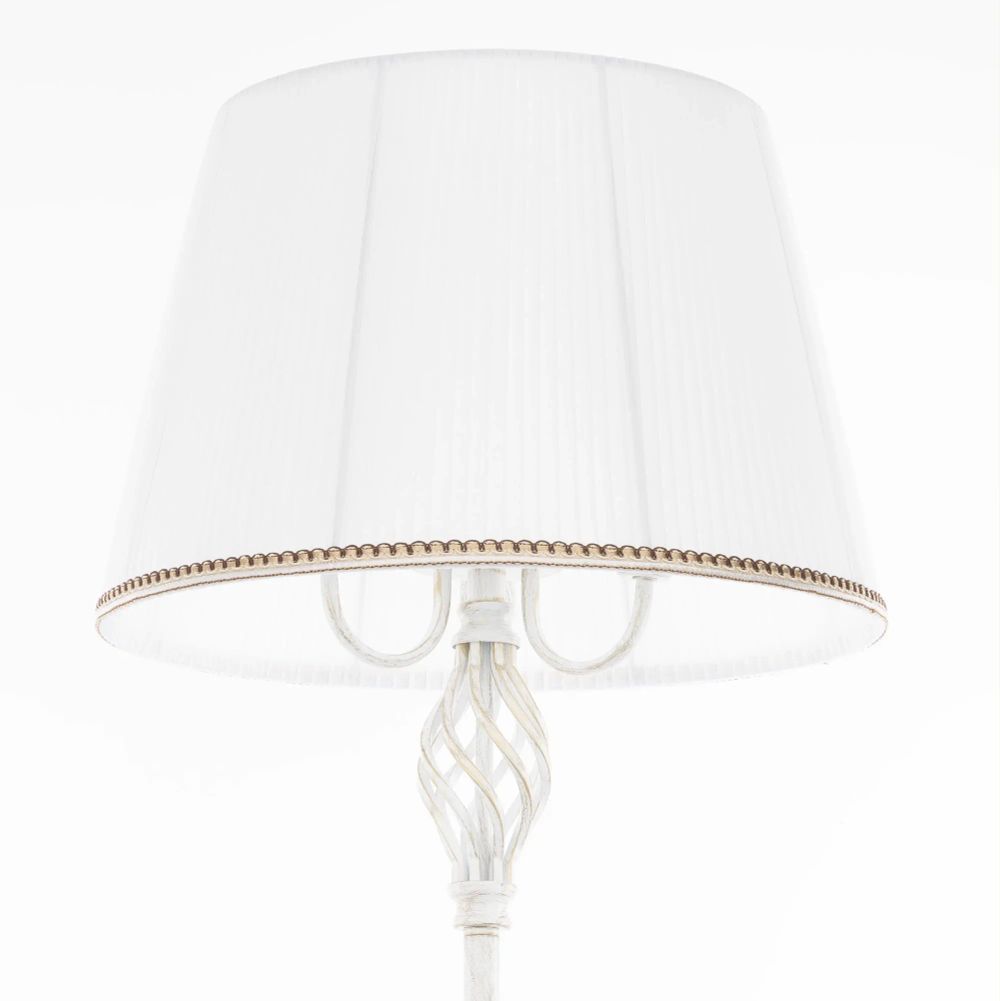 Citilux Вена CL402920T Торшер патина со столиком и белым абажуром