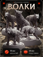 Волки — Набор 5 фигурок