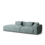 4-х местный нераскладной диван с лаундж модулем SAGA 012/009