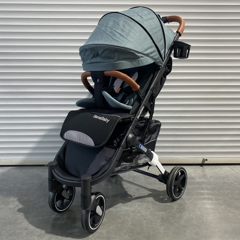 Прогулочная коляска D200 Серый текстиль полный комплект