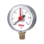 Манометр с радиальный подключением, 6 Бар, 1/4" дюйма, ITAP, 482R