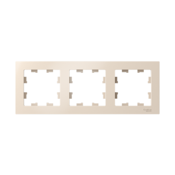 Рамка 3-м AtlasDesign универс. беж. SE ATN000203
