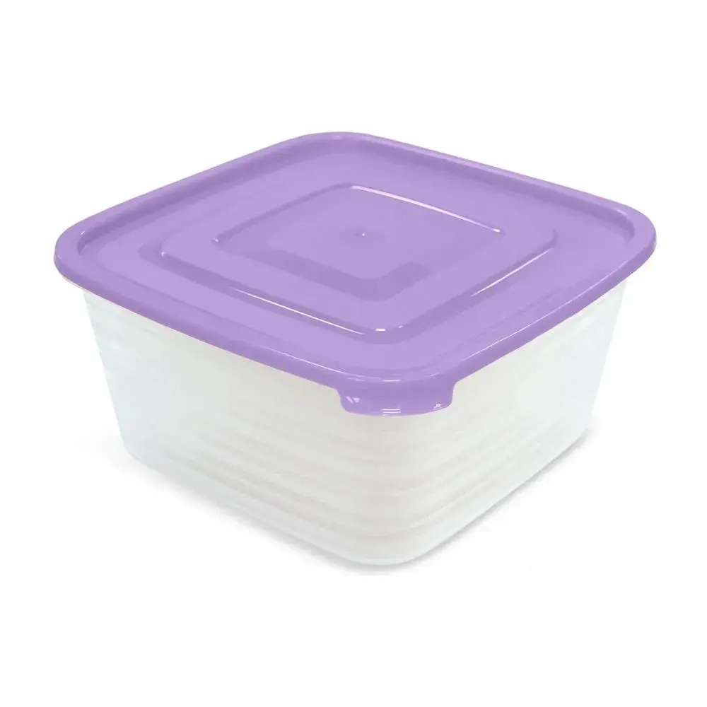 Контейнер для продуктов квадратный 1,4 (СВЧ) Унико (комплект 36 шт)