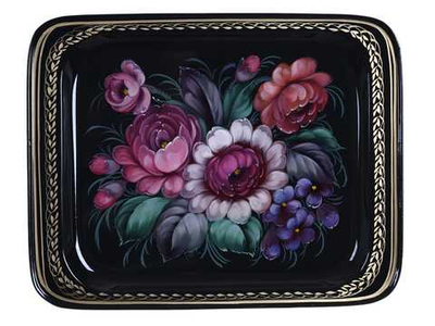 Zhostovo metal tray A13D180526269