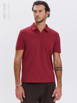 Футболка-поло трикотажная повседневная