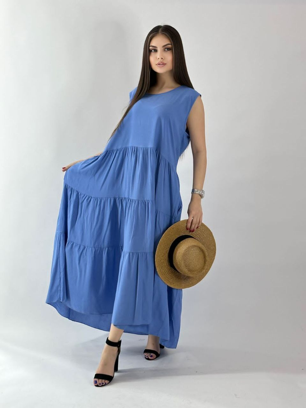 [m]Сарафан ярусами 801