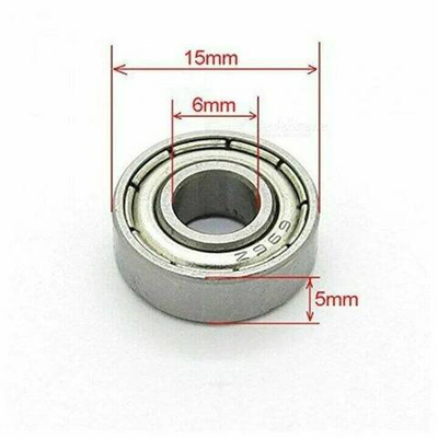 Подшипник 696 ZZ (6х15х5)