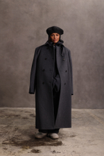 Двубортное пальто