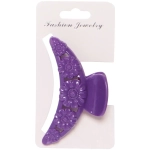 Заколка-краб для волос на блистере «Diana Collection - Sara», микс 6 цветов, 7.5см