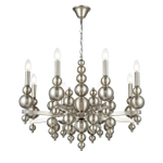 8107/8 MODERNI LN25 122 никель, металл Люстра Е14 8*40W 220V NANA