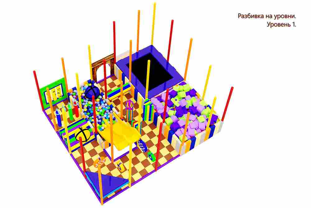 Детский игровой лабиринт «В гостях у Лисы»
