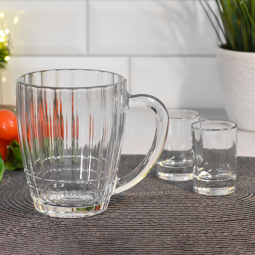 Набор 3 предмета (кружка для пива 500мл, 2 стопки) Без декора