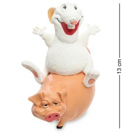 RV-754 Статуэтка Крыска «Новый Год к нам мчится» (W.Stratford)