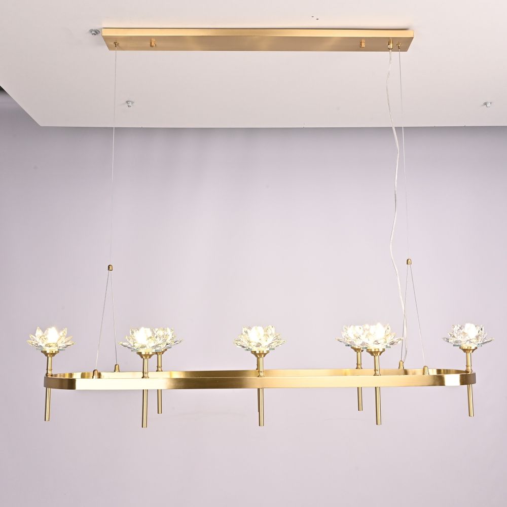 Подвесная Люстра Lotos Long 8 By Imperiumloft