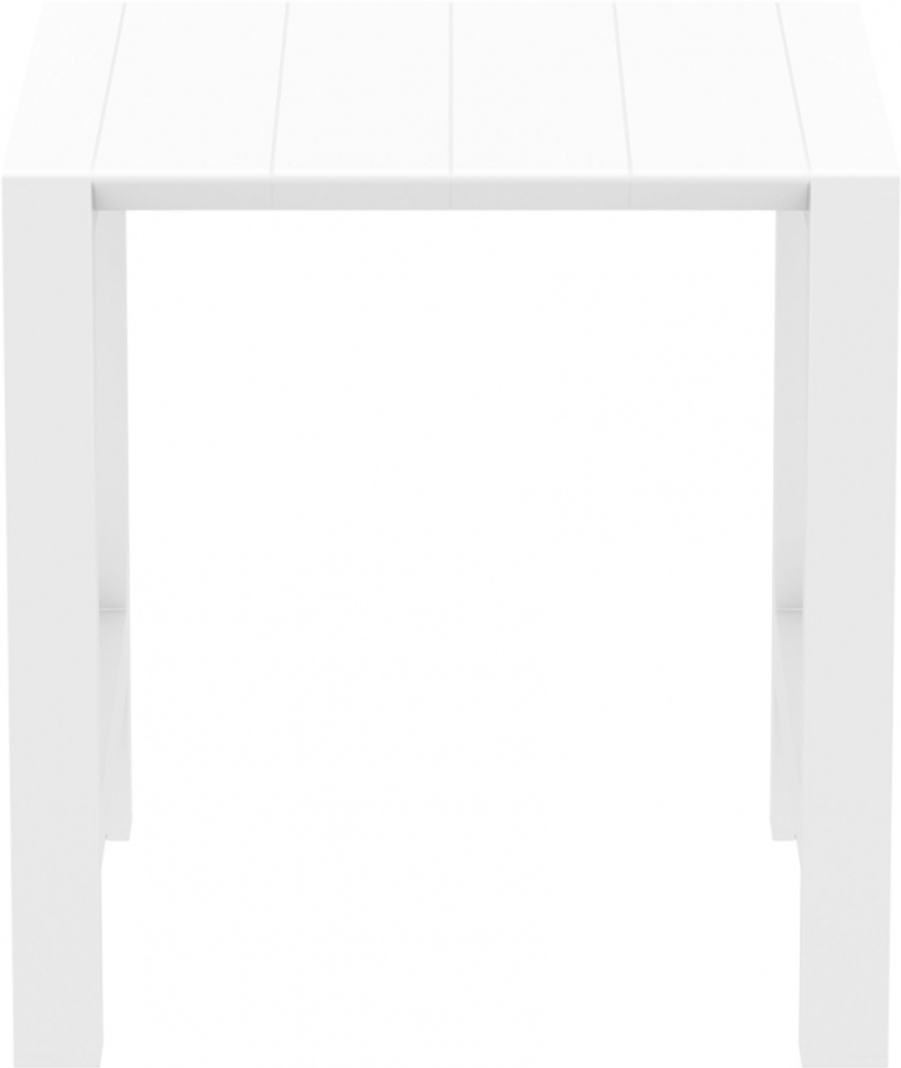 Стол пластиковый барный раздвижной Siesta Contract Vegas Bar, белый