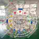 Аттракцион Водный роллер (Гидророллер) ТПУ «Калейдоскоп» 2.6*2.2*2.2 м