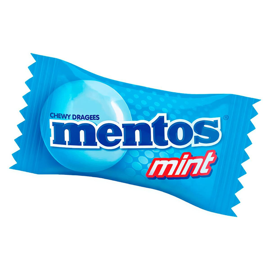 Жевательные конфеты Mentos Mint со вкусом мяты, 2,7 г (Индонезия)