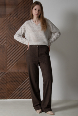 Брюки женские 3667зпа, коричневый #522Кор023667зпа