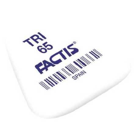 Ластик Factis TRI 65 треугольный, каучук, ассорти