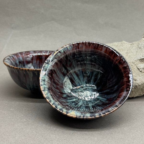 Чашка темная в стиле Цзинь да чжень, 60мл