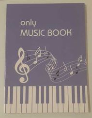 Not dəftəri \ Music book 24 vərəq (bənövşəyi)