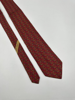 Галстук красный Salvatore Ferragamo