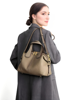 женская сумка на плечо из натуральной кожи