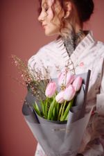 Моно букет из тюльпанов