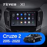 Teyes X1 9" для Chevrolet Cruze 2015-2020