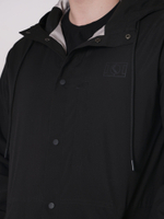 Ветровка с капюшоном черная Город Горький