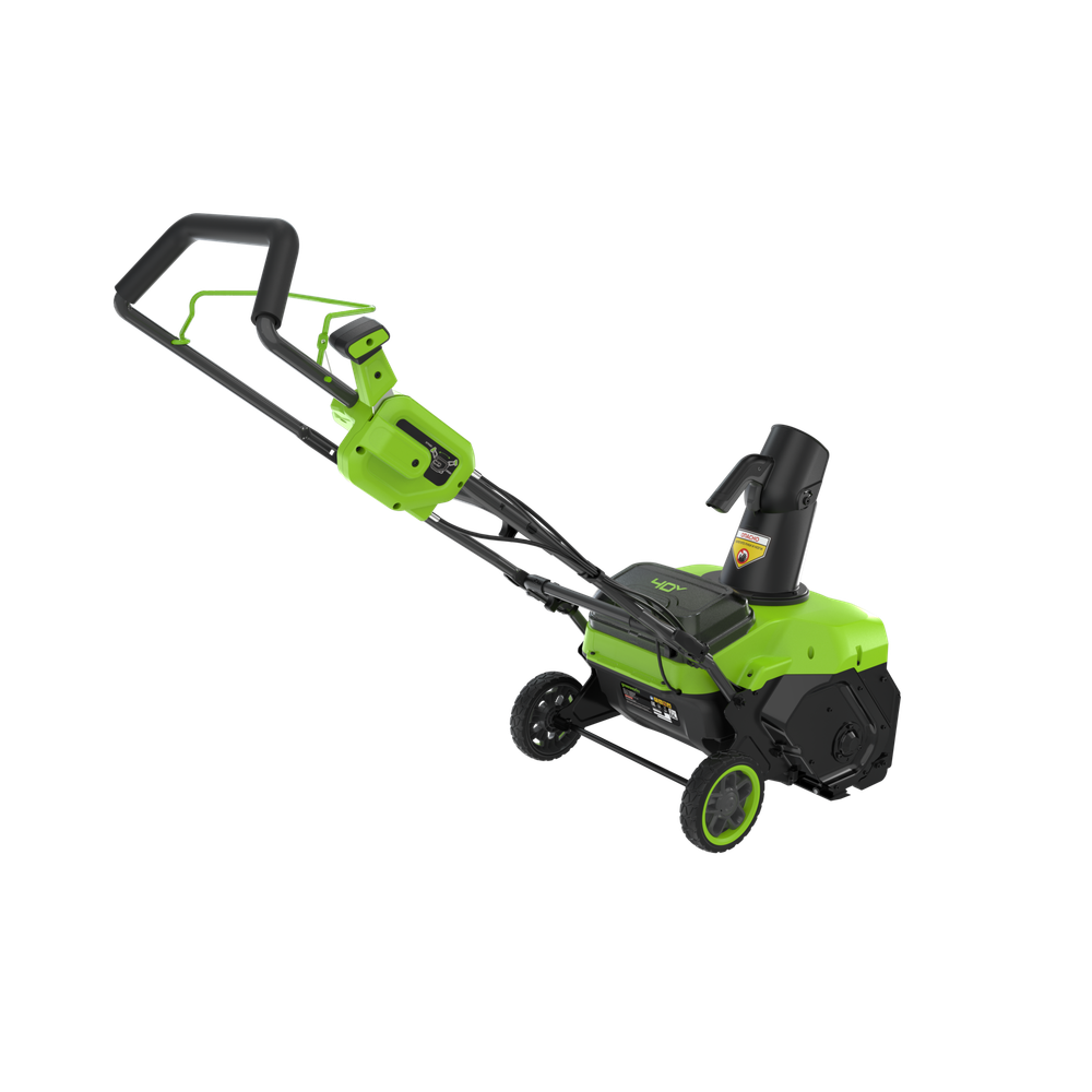 Снегоуборщик аккумуляторный бесщеточный Greenworks GD40STX2, 40V, 51 см, с 1хАКБ 5 Ач и ЗУ (2603407UG)