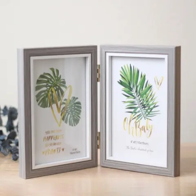 Фоторамка на 2 фото 10*15см «Stella» цвет серый★