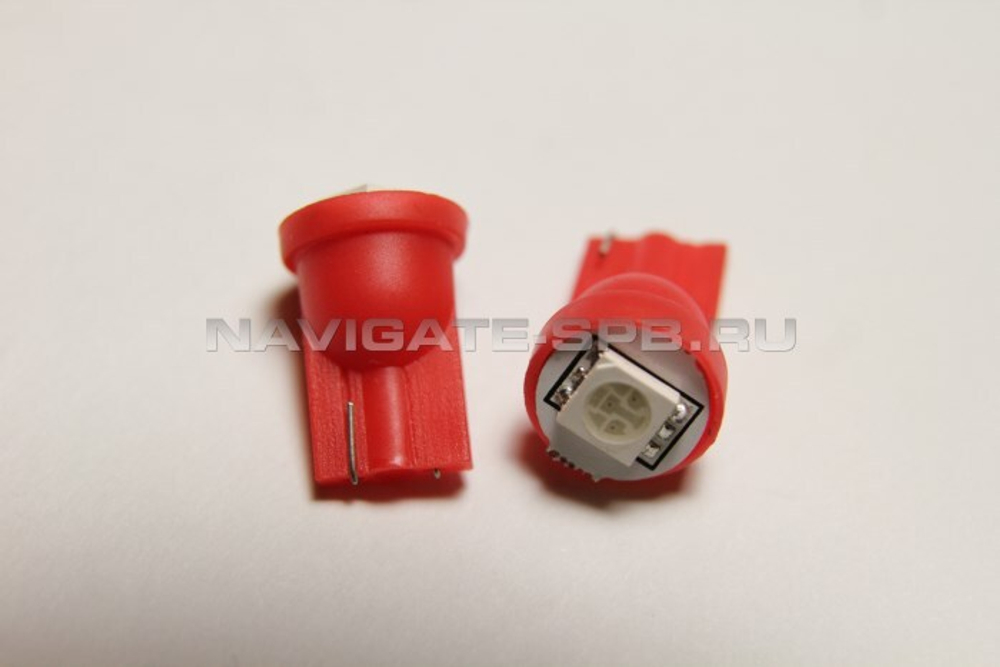 Светодиод габаритный T10-1 SMD5050 (W5W)