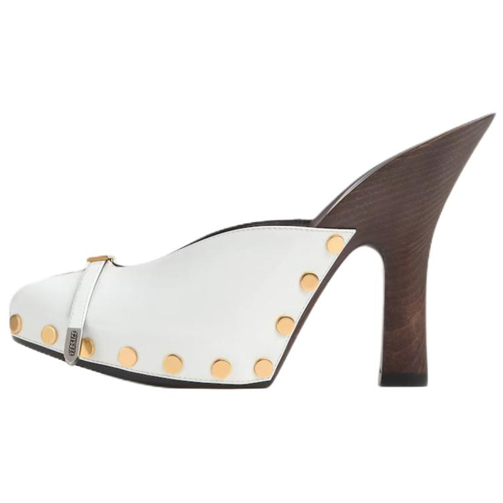 VERSACE Slide Slippers Women"s White