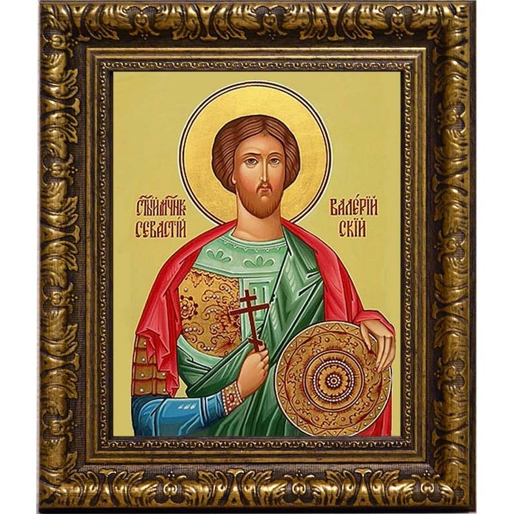 Валерий Севастийский Святой мученик. Икона на холсте.