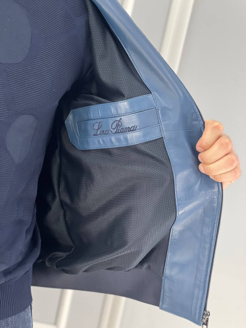 Кожаная куртка Loro Piana