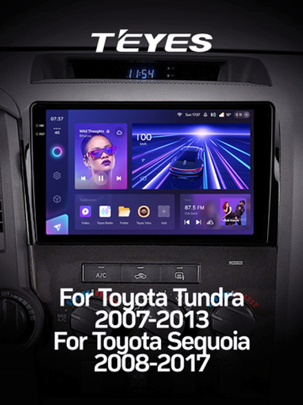 Teyes CC3 2K 10,2"для Toyota Tundra, Sequoia 2007-2013