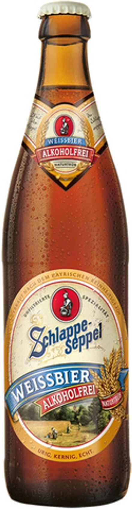 Пиво Шлаппезеппель Вайссбир Безалкогольное / Schlappeseppel Weissbier Alkoholfrei 0.5 - стекло