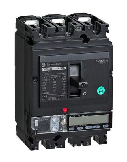 Выключатель автоматический SPC160 150кА S5.2E 3P3D 160А SE SPC160L16052E3DFC