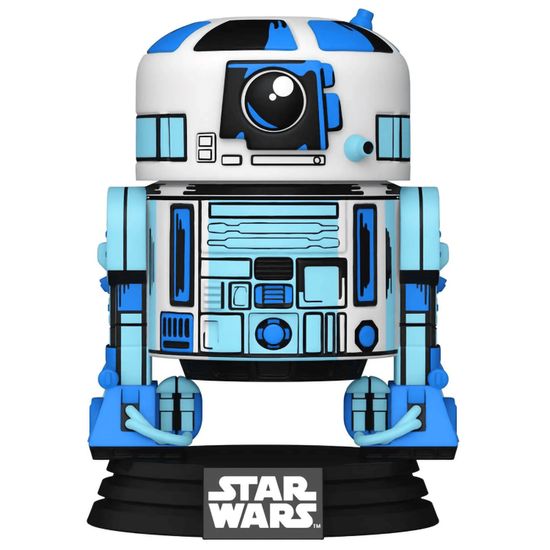Фигурка Funko POP! Bobble Star Wars Retro Series R2-D2 (Exc) (571) 66625 / Фигурка Фанко ПОП! по мотивам вселенной "Звездные войны", R2-D2